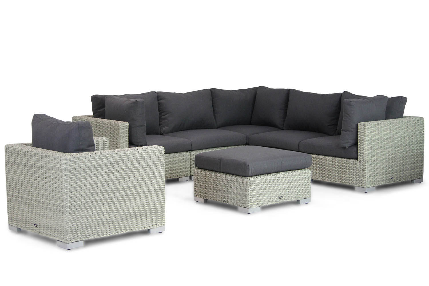 Garden Collections Cuba hoek loungeset 7-delig