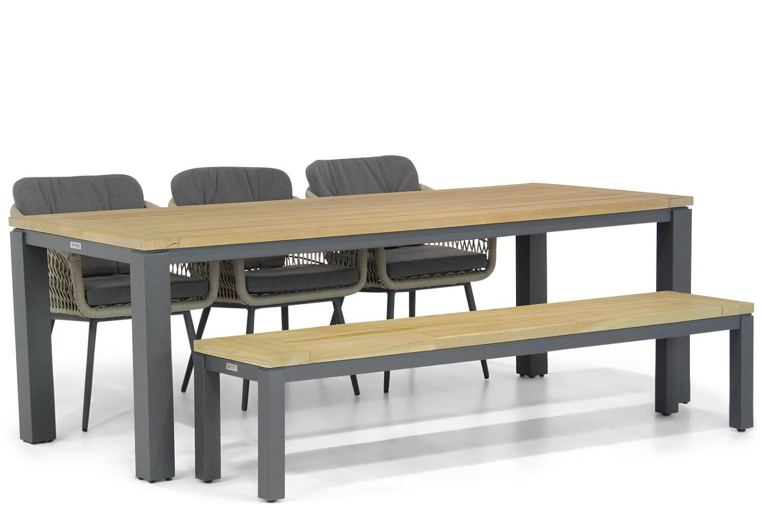 Lifestyle Western/Veneto 230 cm dining tuinset 5-delig Lifestyle Western/Veneto 230 cm dining tuinset 5-delig