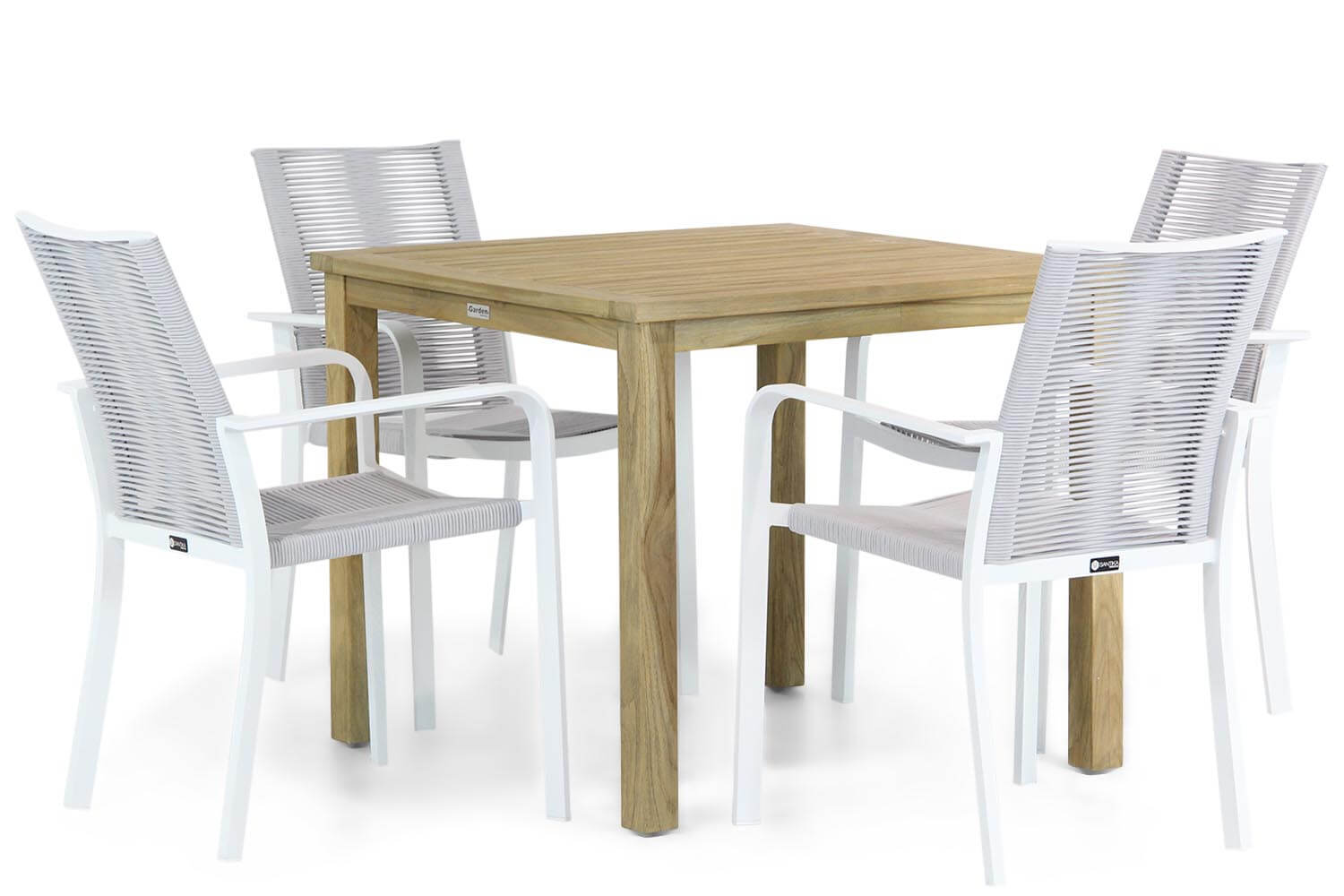 Santika Annisa/Weston 90 cm dining tuinset 5-delig