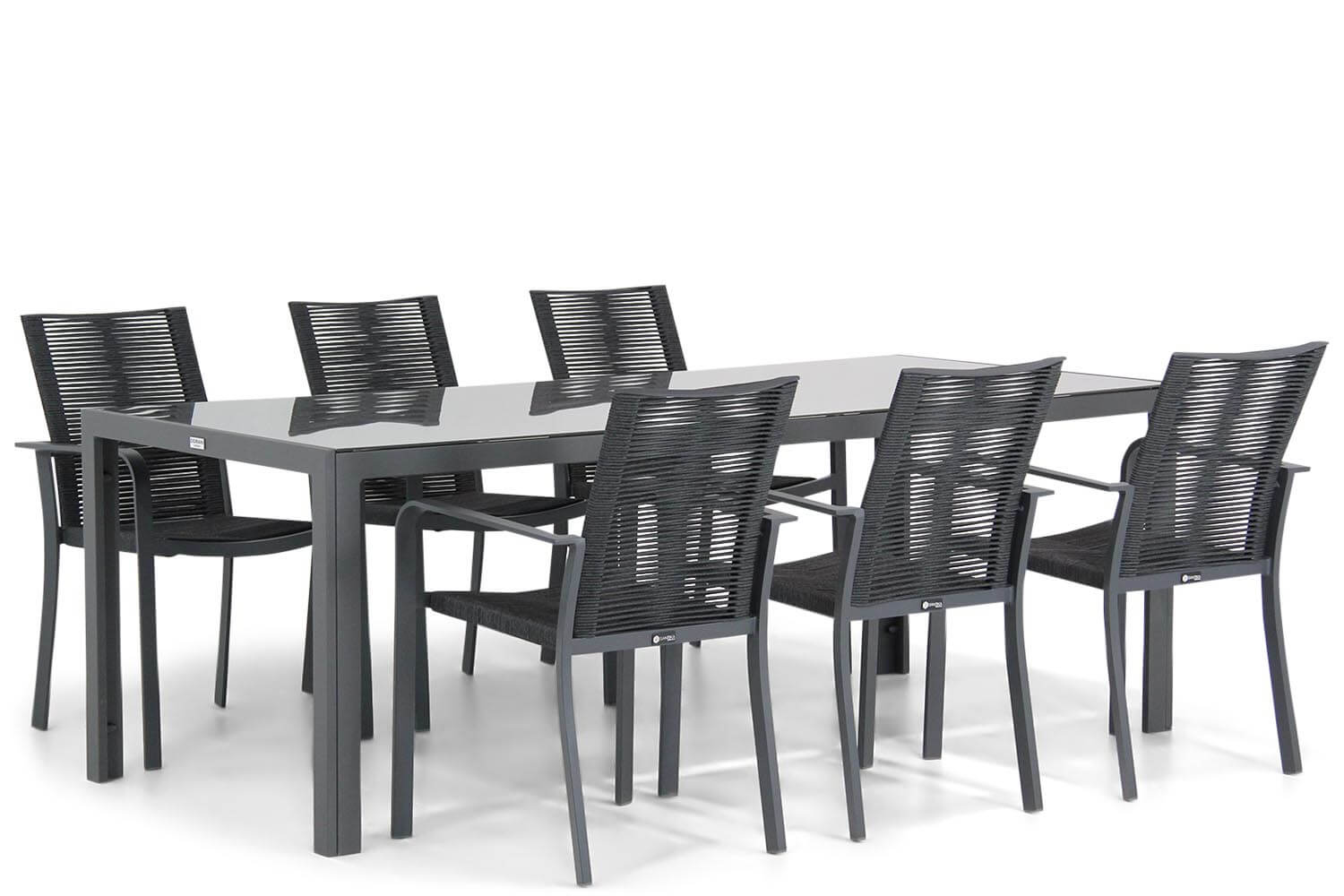 Santika Annisa/Mondello 210 cm dining tuinset 7-delig