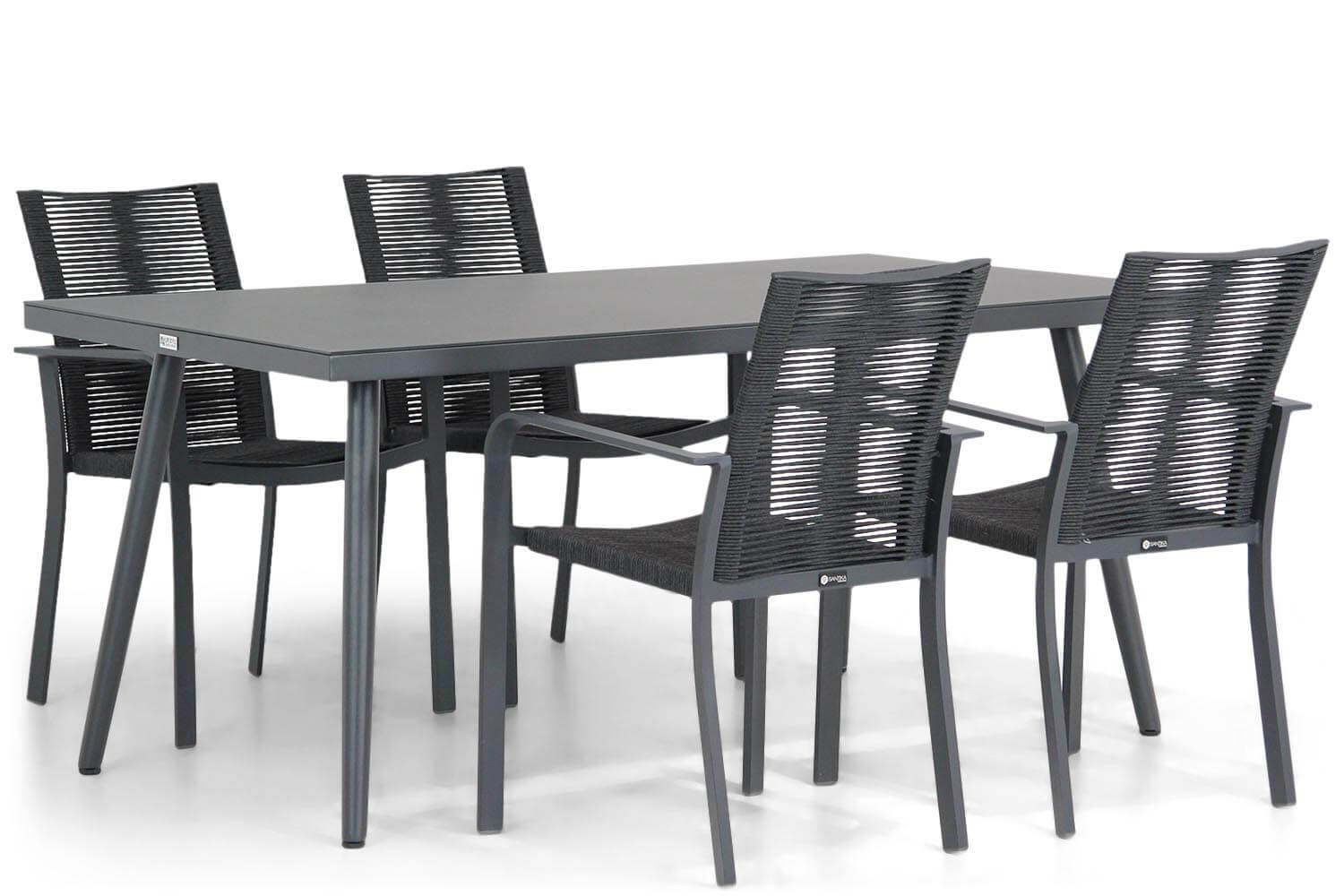 Santika Annisa/Valencia 170 cm dining tuinset 5-delig