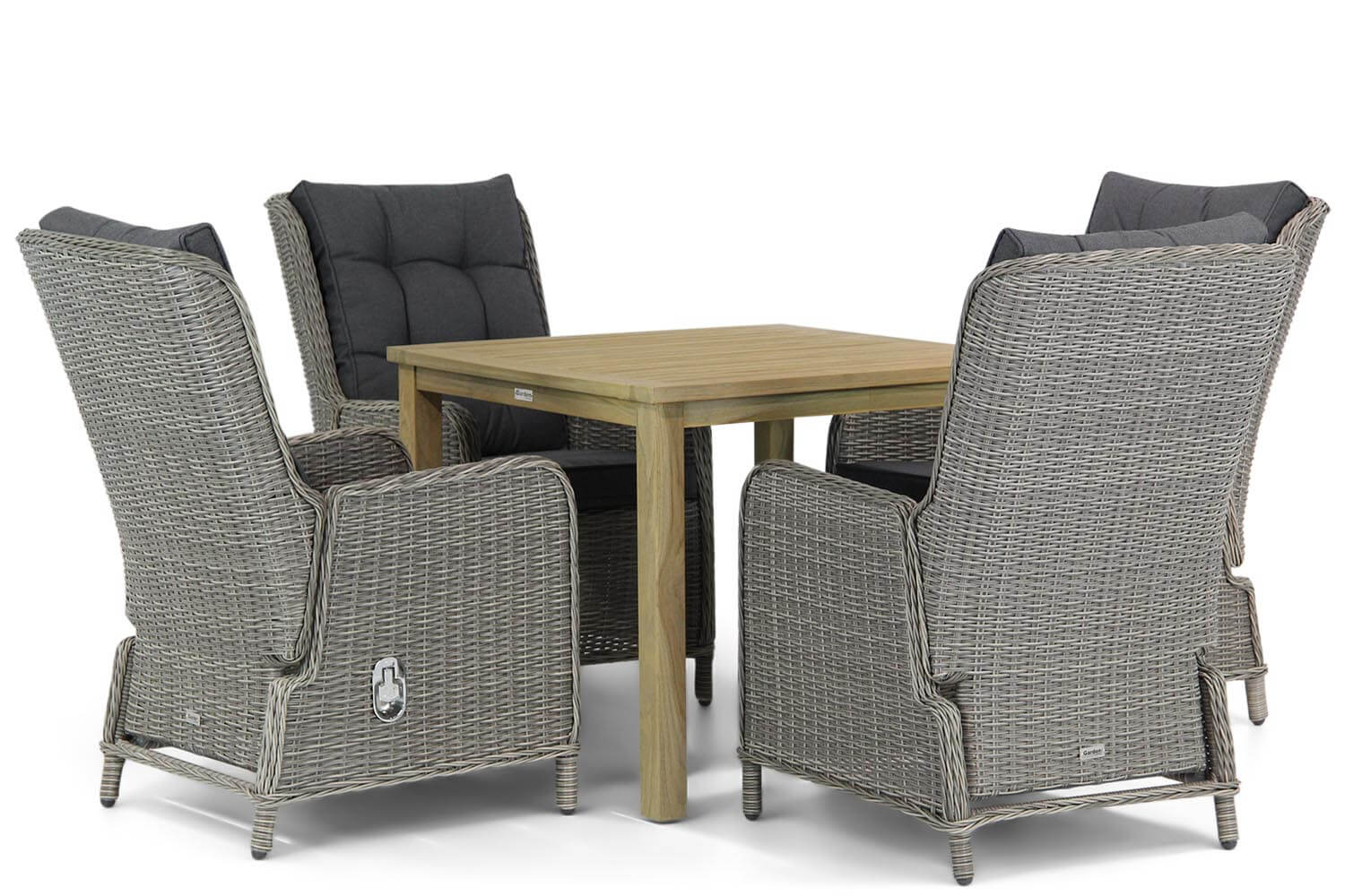 Garden Collections KingstonWeston 90 cm dining tuinset 5 delig