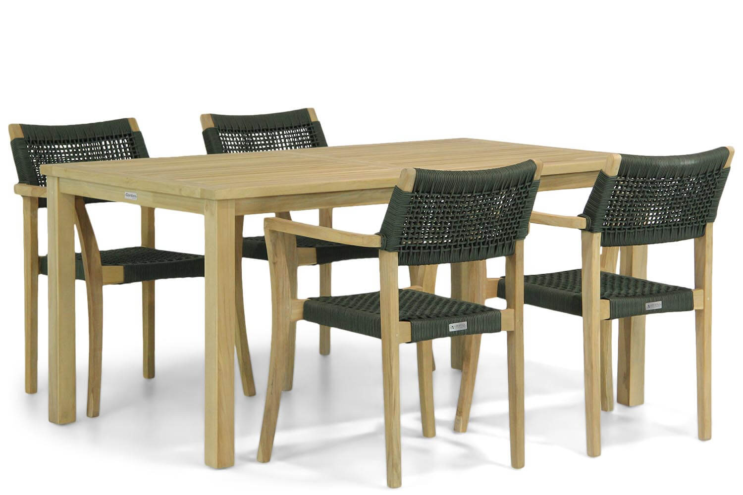 Lifestyle Dallas-Weston 160 cm dining tuinset 5-delig