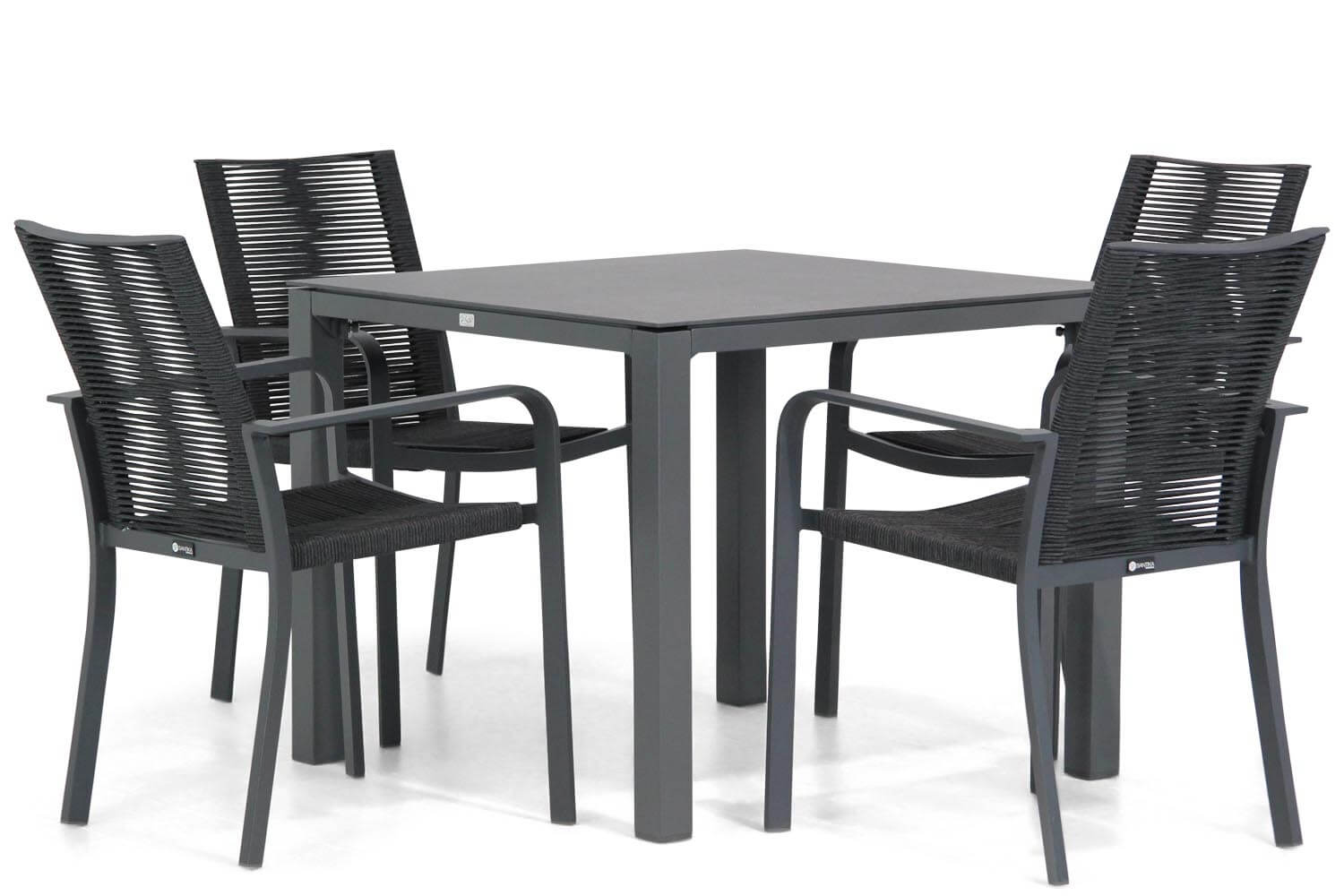 Santika Annisa/Pallazo 90 cm dining tuinset 5-delig