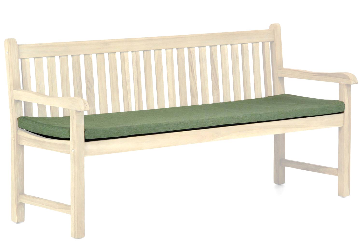 Lifestyle bankkussen 180 cm forest green