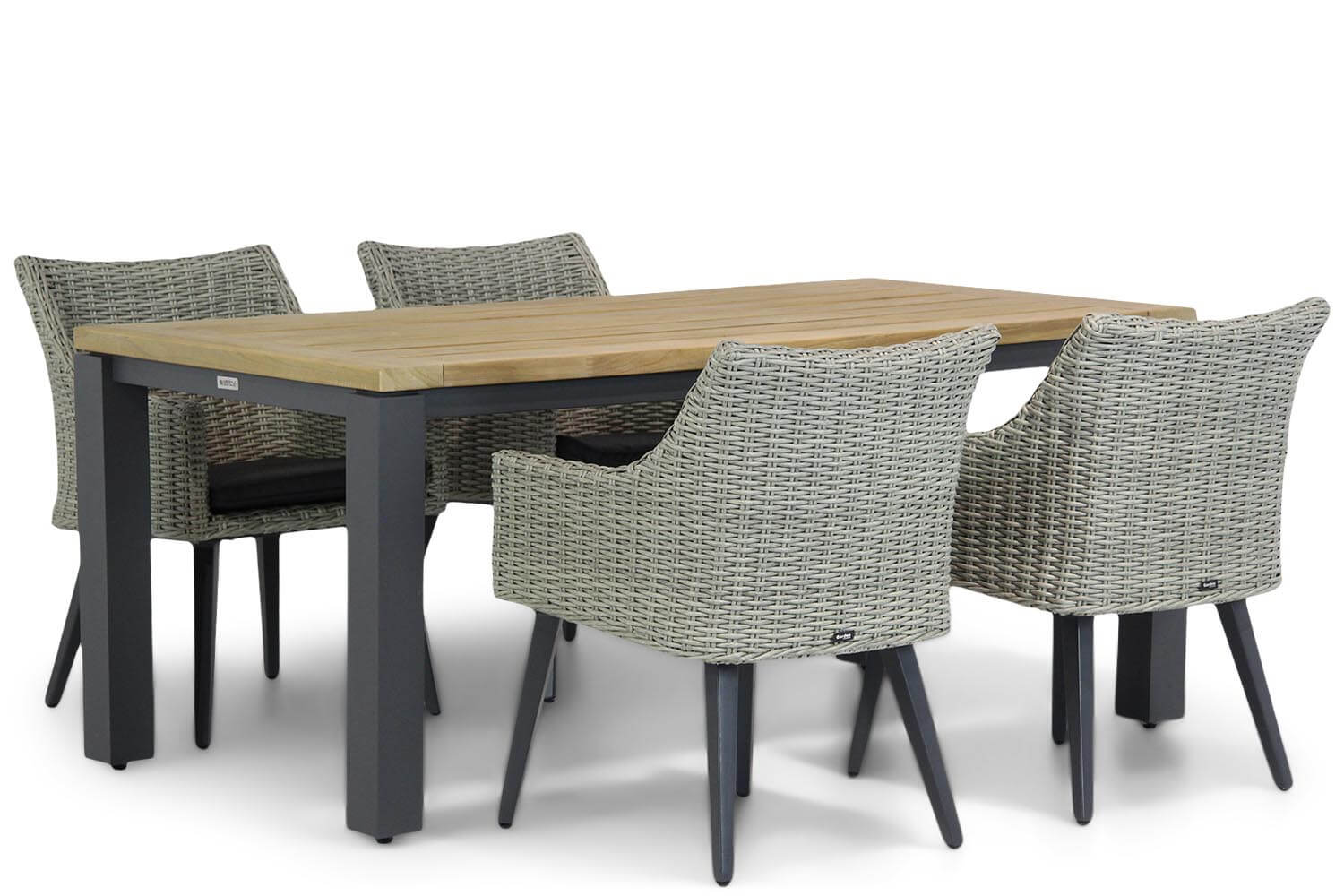 Garden Collections Milton/Veneto 180 cm dining tuinset 5-delig