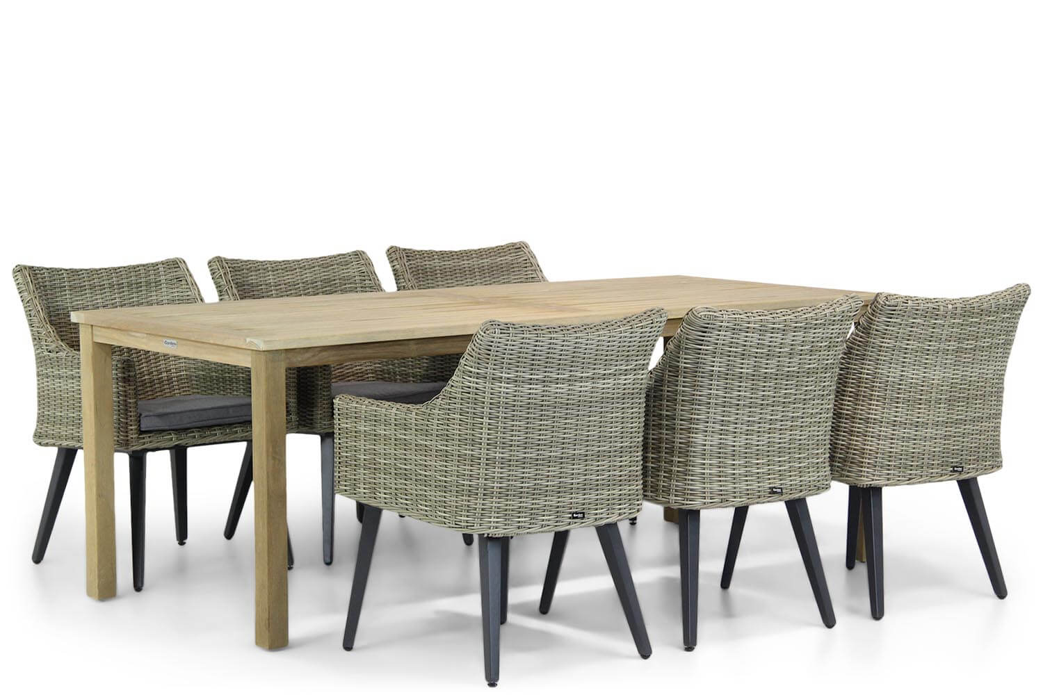 Garden Collections Milton/Weston 210 cm dining tuinset 7-delig