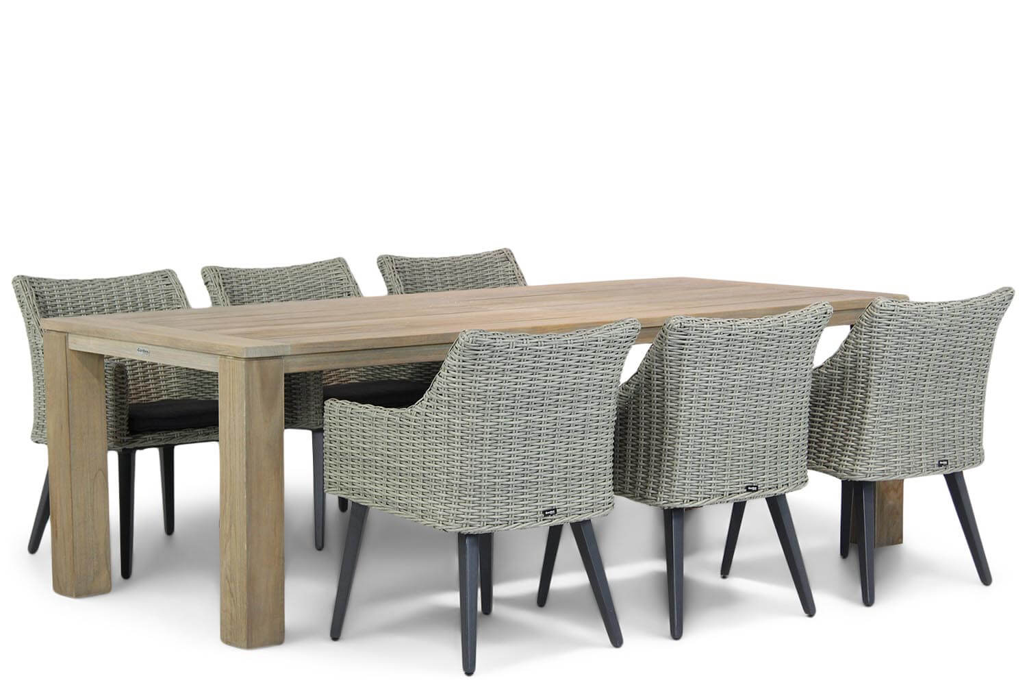 Garden Collections Milton/Brighton 240 cm dining tuinset 7-delig aanbieding