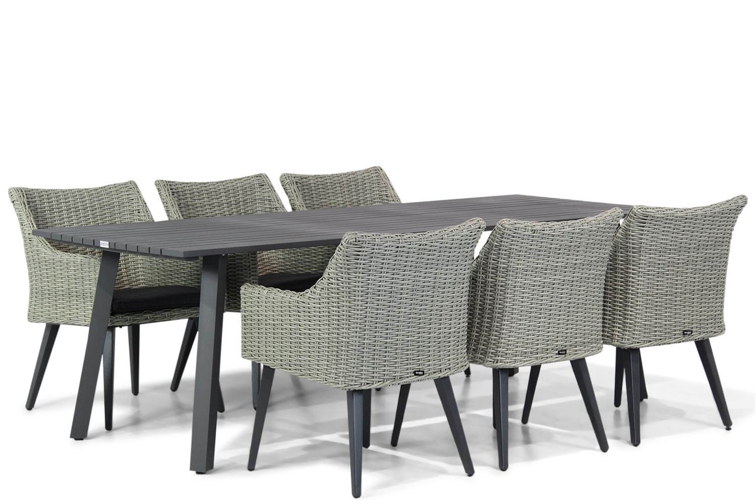 Garden Collections Milton/Villagio 230 cm dining tuinset 7-delig aanbieding