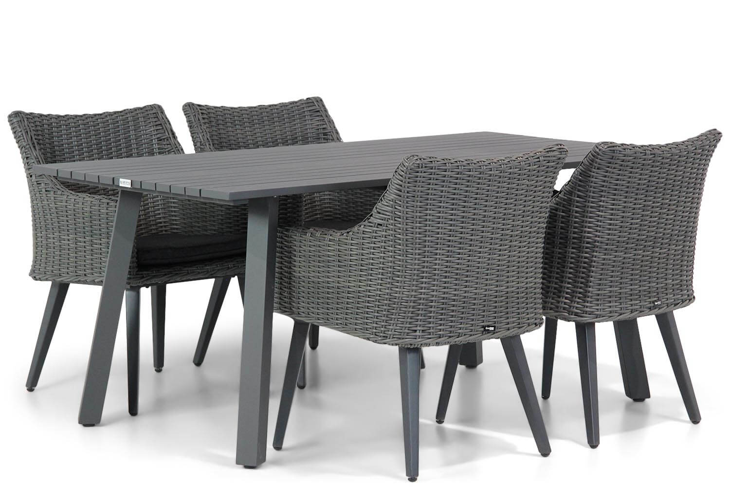 Garden Collections Milton/Villagio 170 cm dining tuinset 5-delig