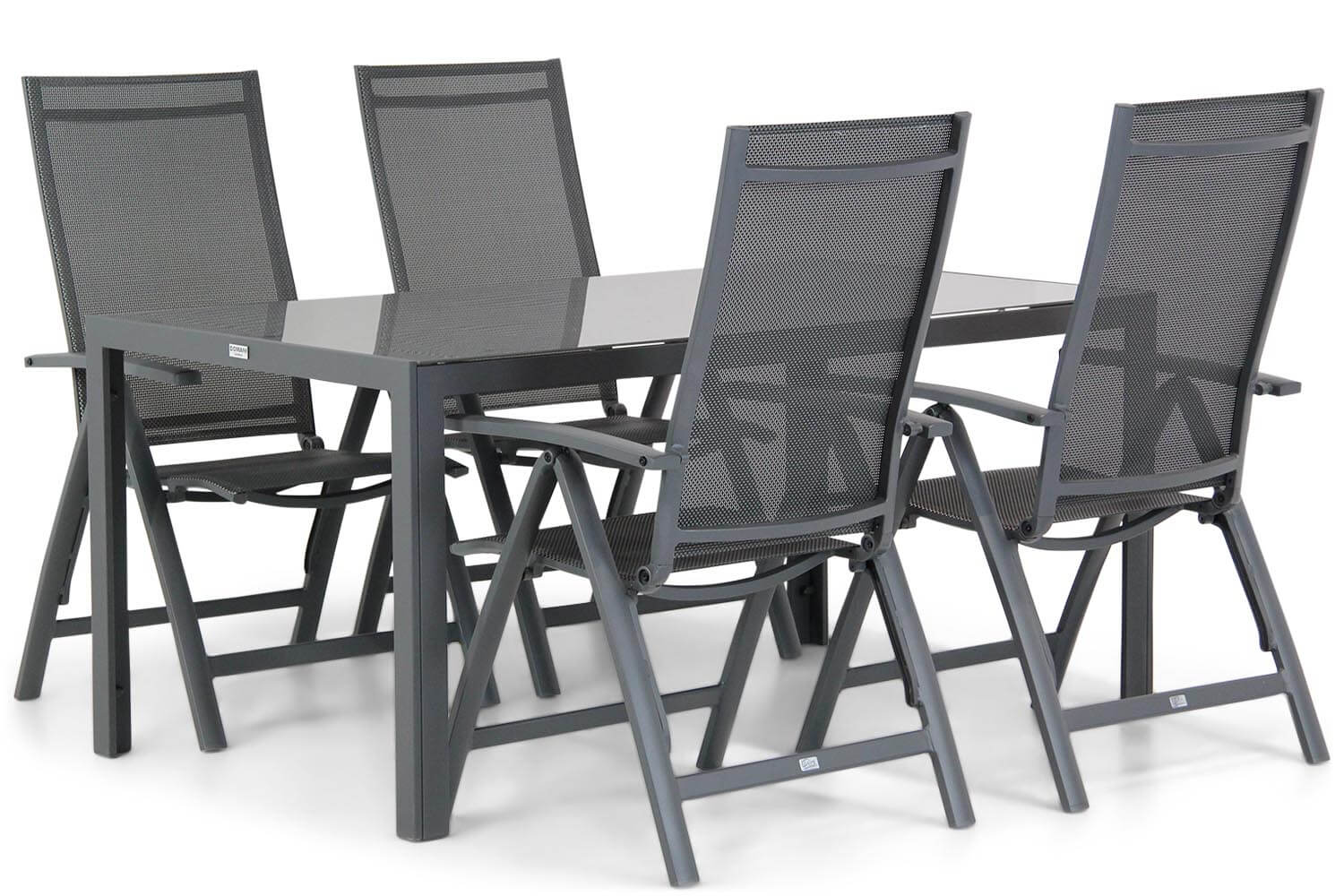 Presto Donato/Mondello 160 cm dining tuinset 5-delig