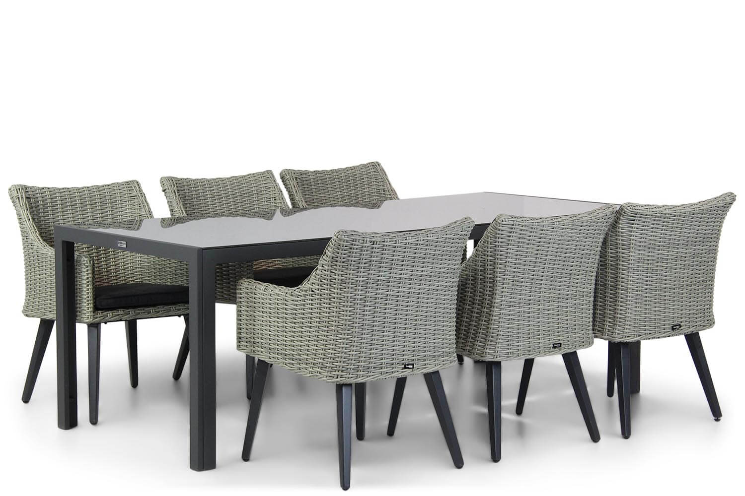 Garden Collections Milton/Mondello 210 cm dining tuinset 7-delig aanbieding