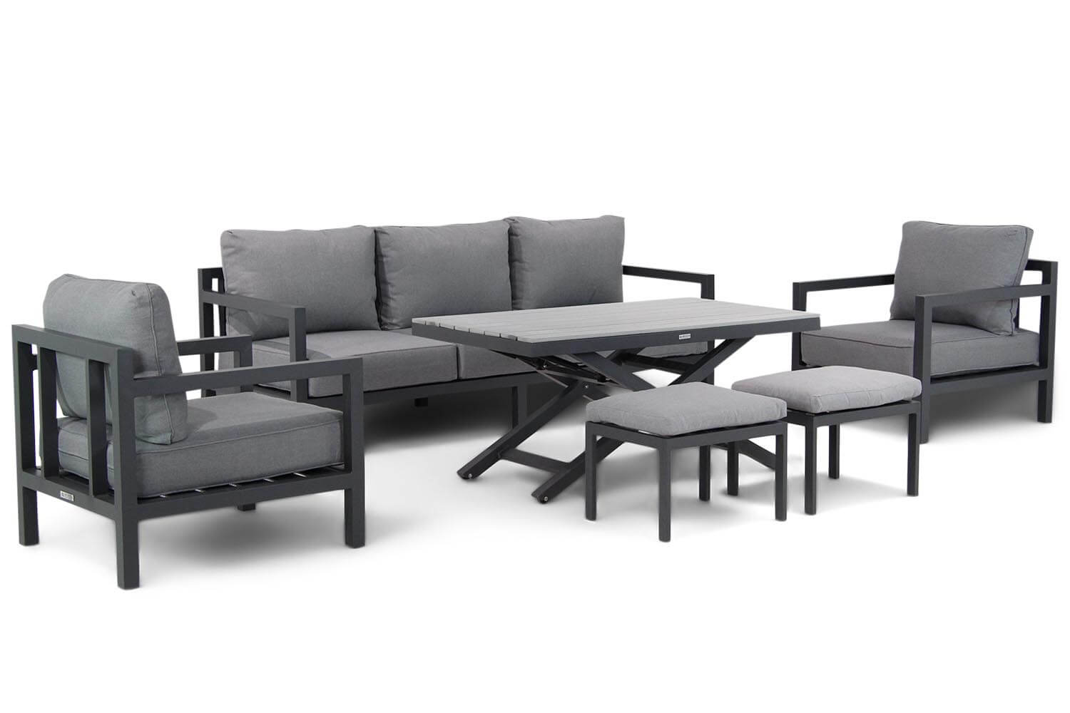 Lifestyle Lagos/Palazzo stoel-bank loungeset 6-delig Lifestyle Lagos/Palazzo stoel-bank loungeset 6-delig