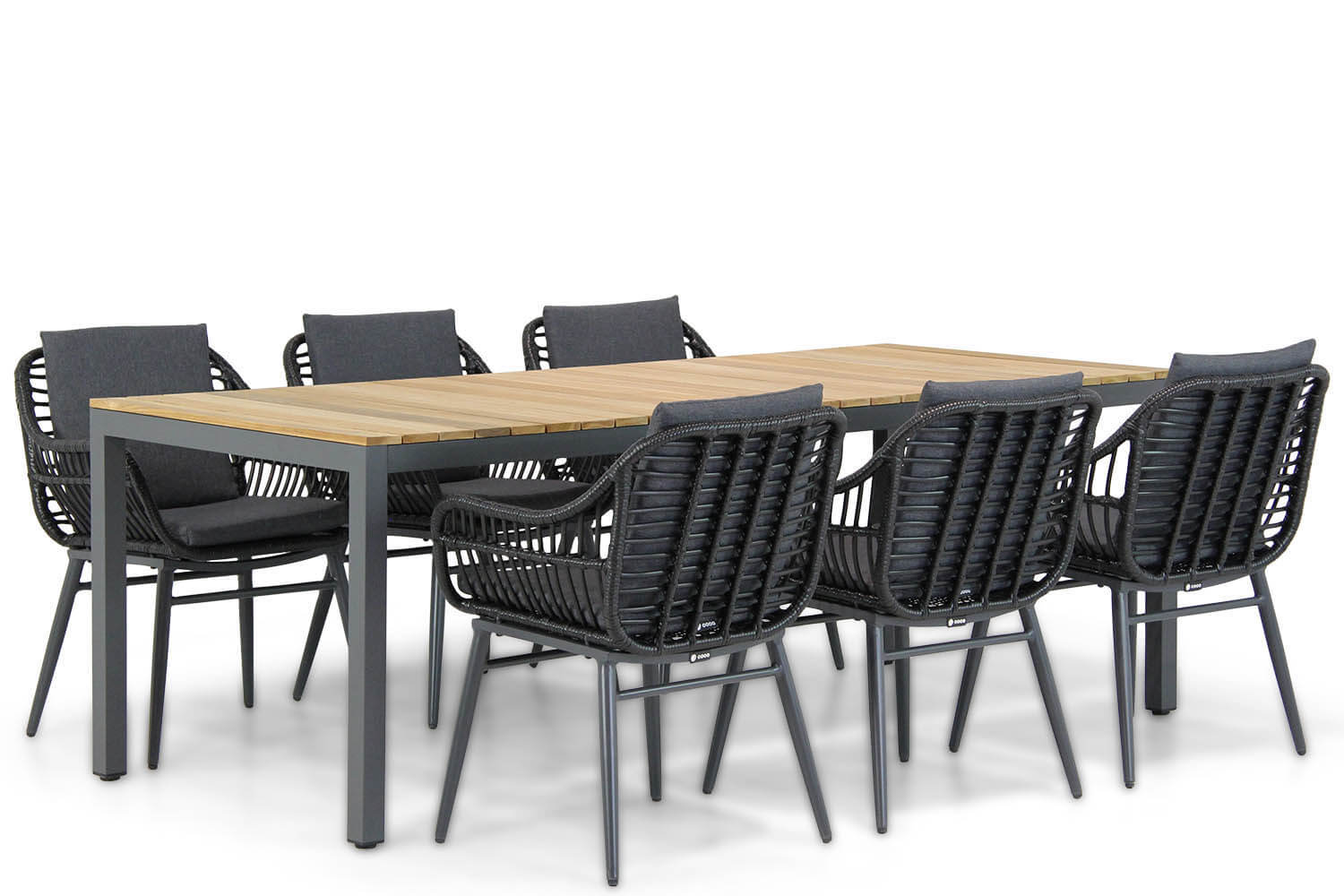 Coco Leonardo/Mazzarino 220 cm dining tuinset 7-delig