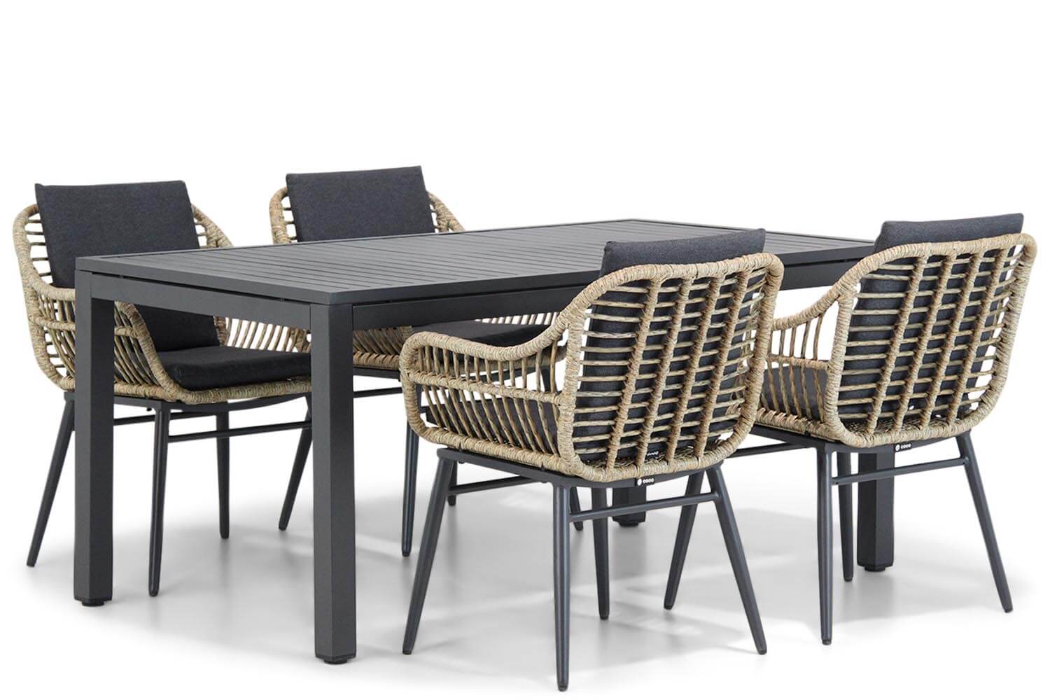 Coco Leonardo/Concept 160 cm dining tuinset 5-delig