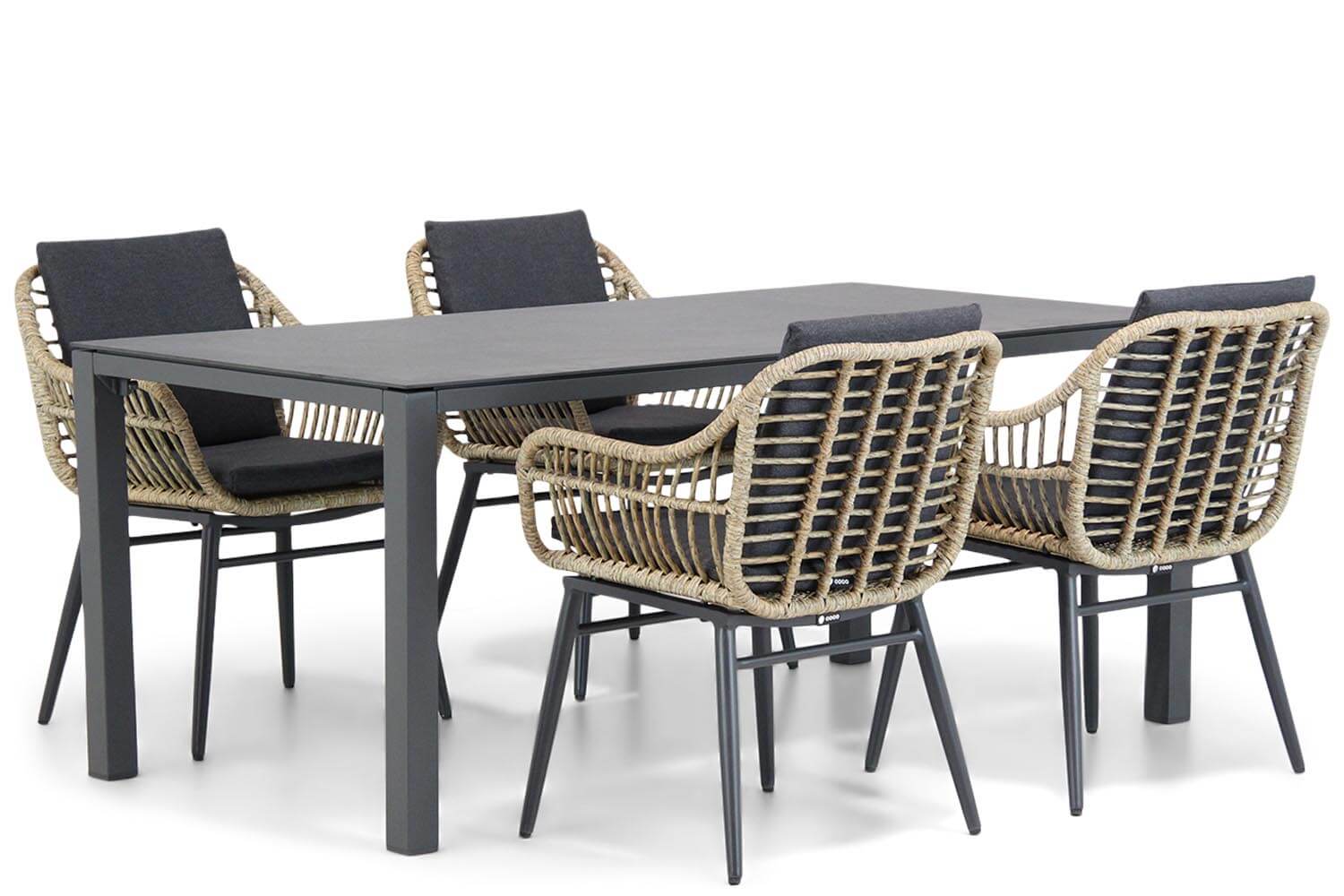Coco Leonardo/Pallazo 180 cm dining tuinset 5-delig
