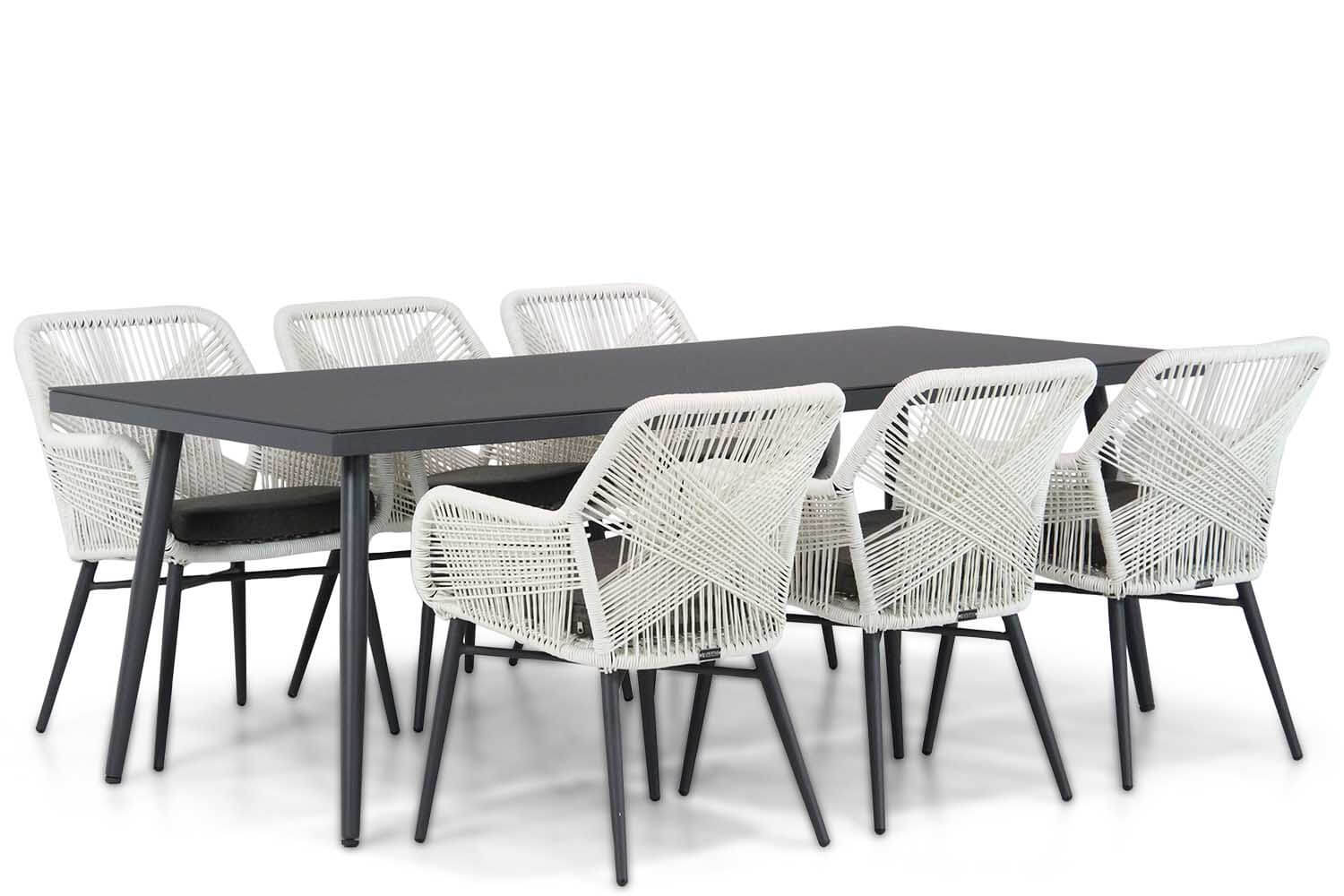 Lifestyle Advance/Valencia 220 cm dining tuinset 7-delig
