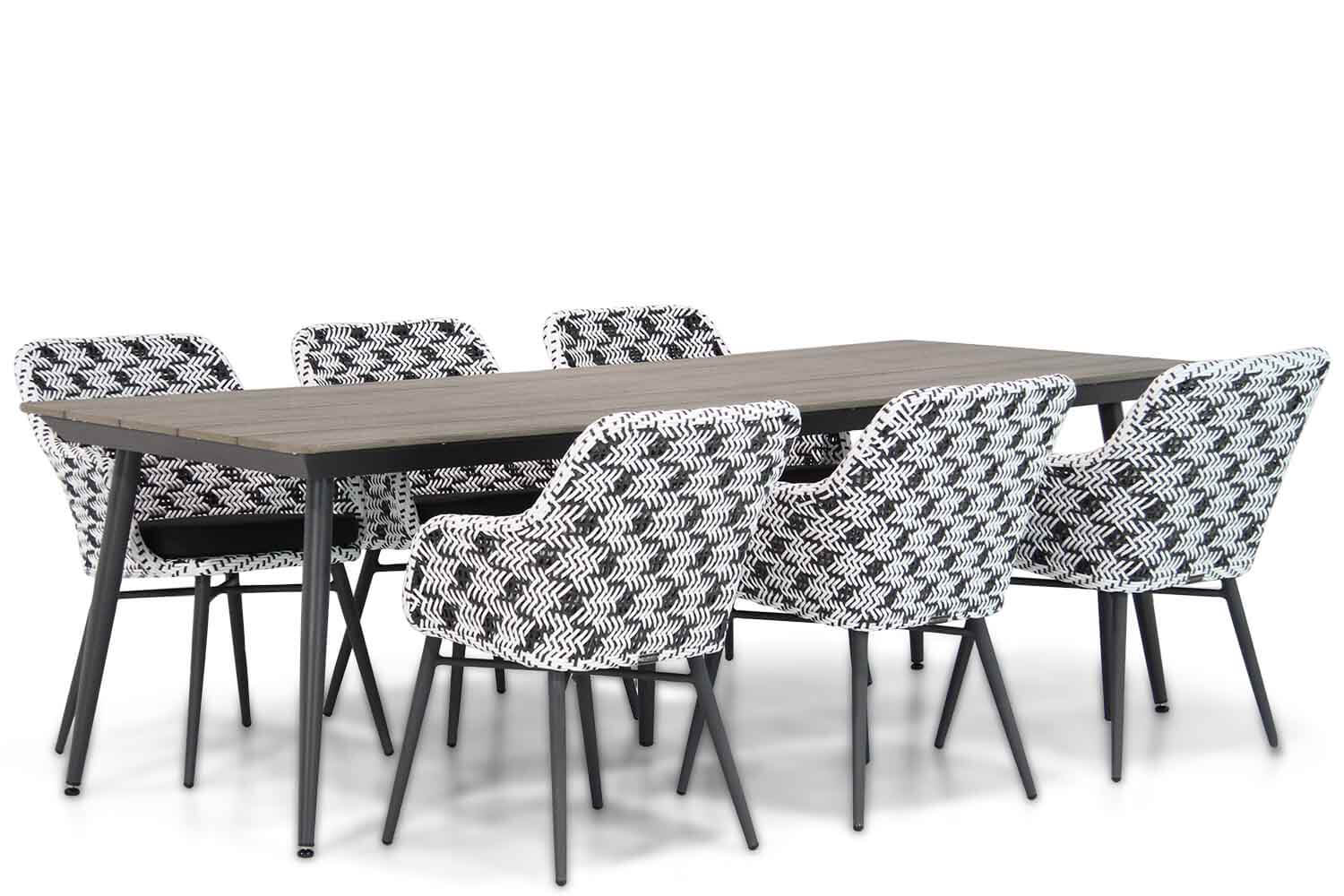Lifestyle Crossway/Matale 240 cm dining tuinset 7-delig