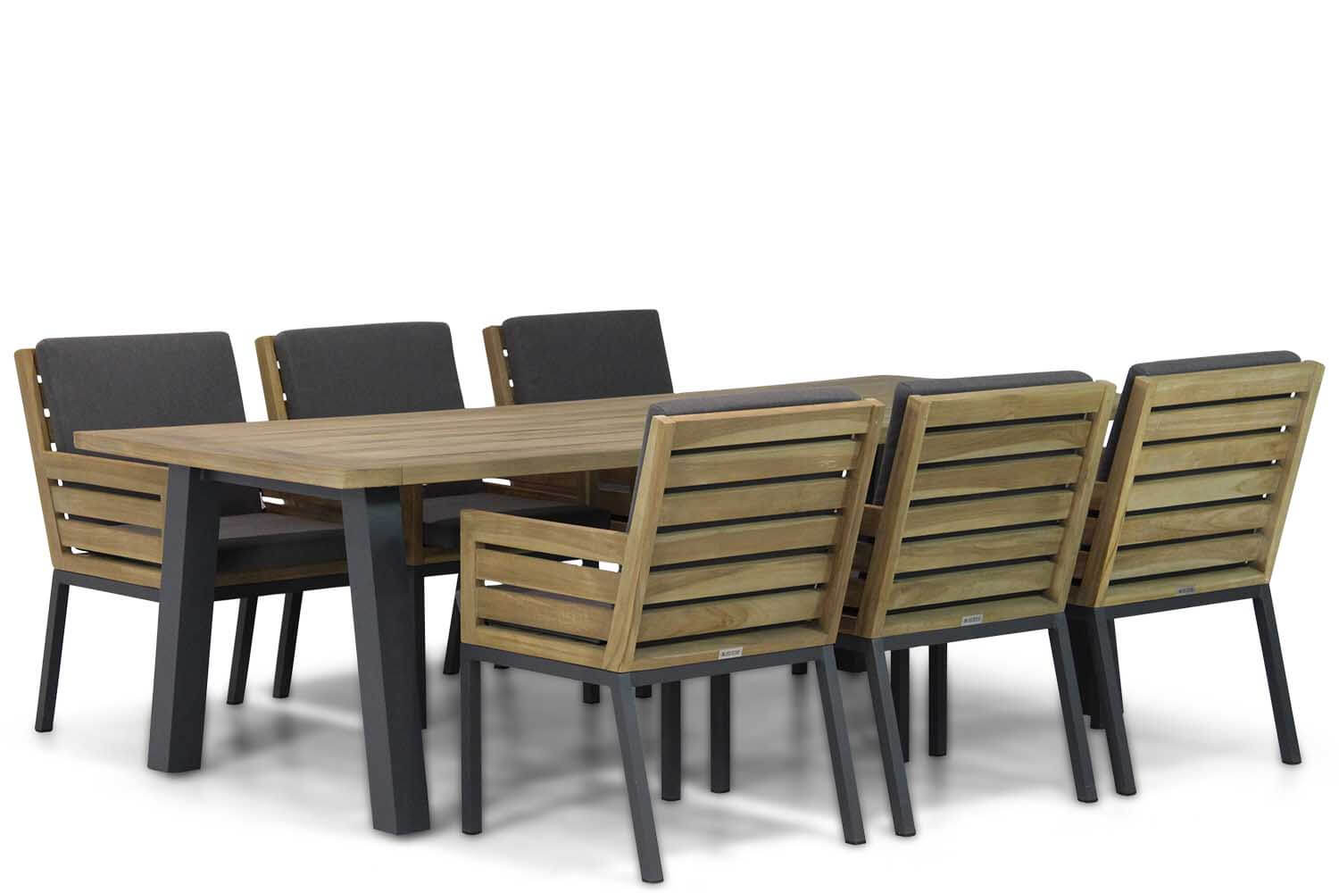 Lifestyle DakotaGlasgow 240 cm dining tuinset 7 delig