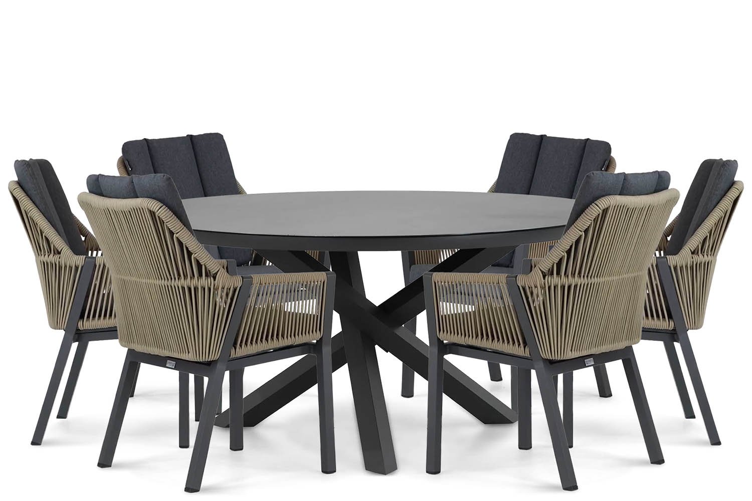 Lifestyle Verona/Livorno 150 cm dining tuinset 7-delig