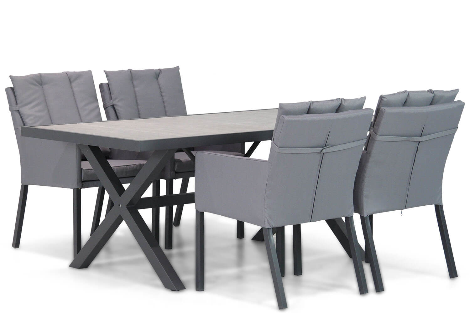 Lifestyle ParmaCrossley 185 cm dining tuinset 5 delig