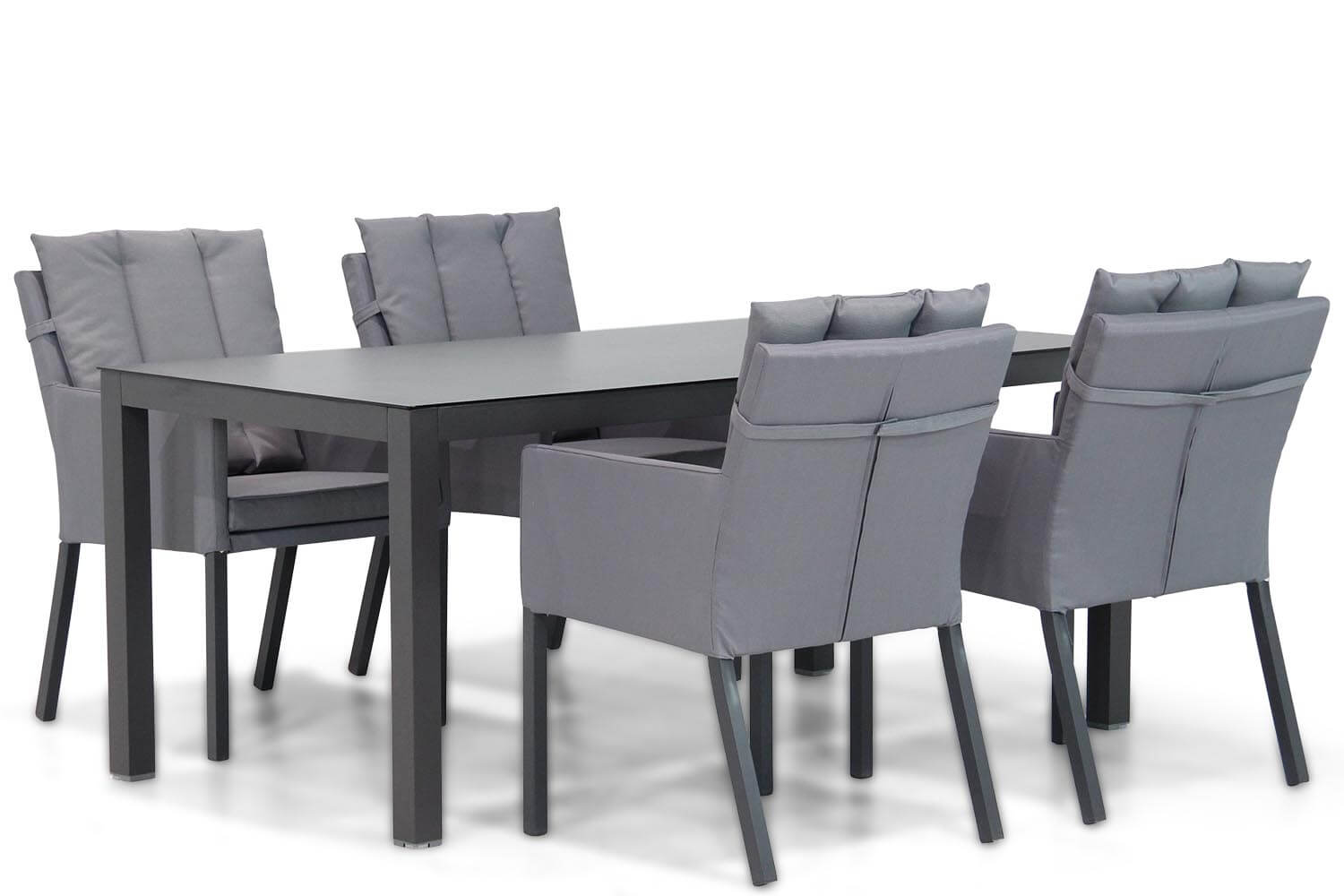 Lifestyle Parma/Madras 180 cm dining tuinset 5-delig