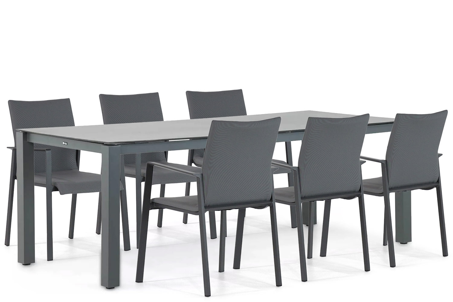 Lifestyle Rome/Yoko 220 cm dining tuinset 7-delig