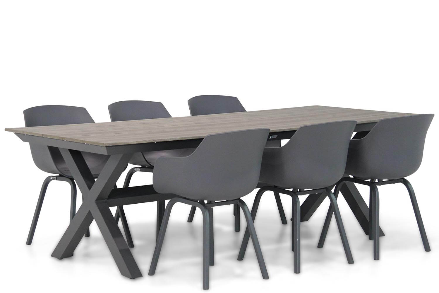 Lifestyle Salina/Forest 240 cm dining tuinset 7-delig Lifestyle Salina/Forest 240 cm dining tuinset 7-delig
