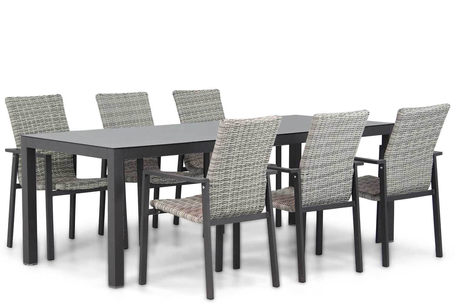 Lifestyle Upton/Madras 220 cm dining tuinset 7-delig