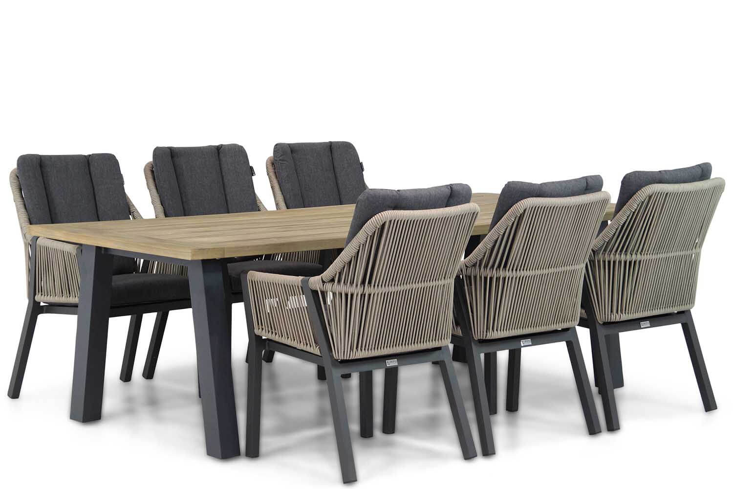 Lifestyle Verona/Glasgow 240 cm dining tuinset 7-delig Lifestyle Verona/Glasgow 240 cm dining tuinset 7-delig