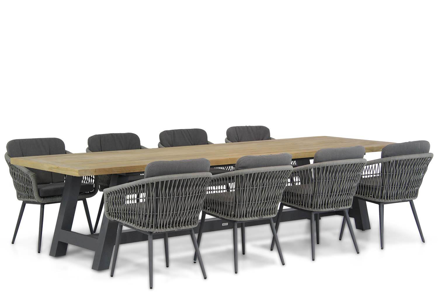 Lifestyle Western/Trente 330 cm dining tuinset 9-delig