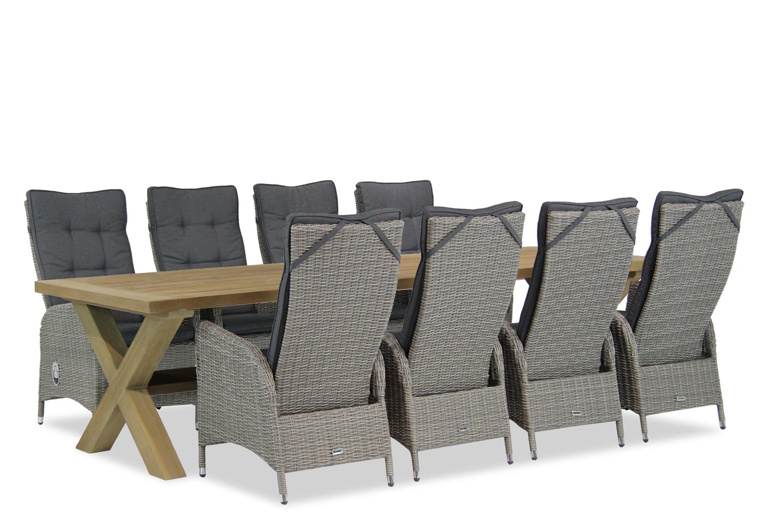 Garden Collections Lincoln/Oregon 300 cm dining tuinset 9-delig aanbieding