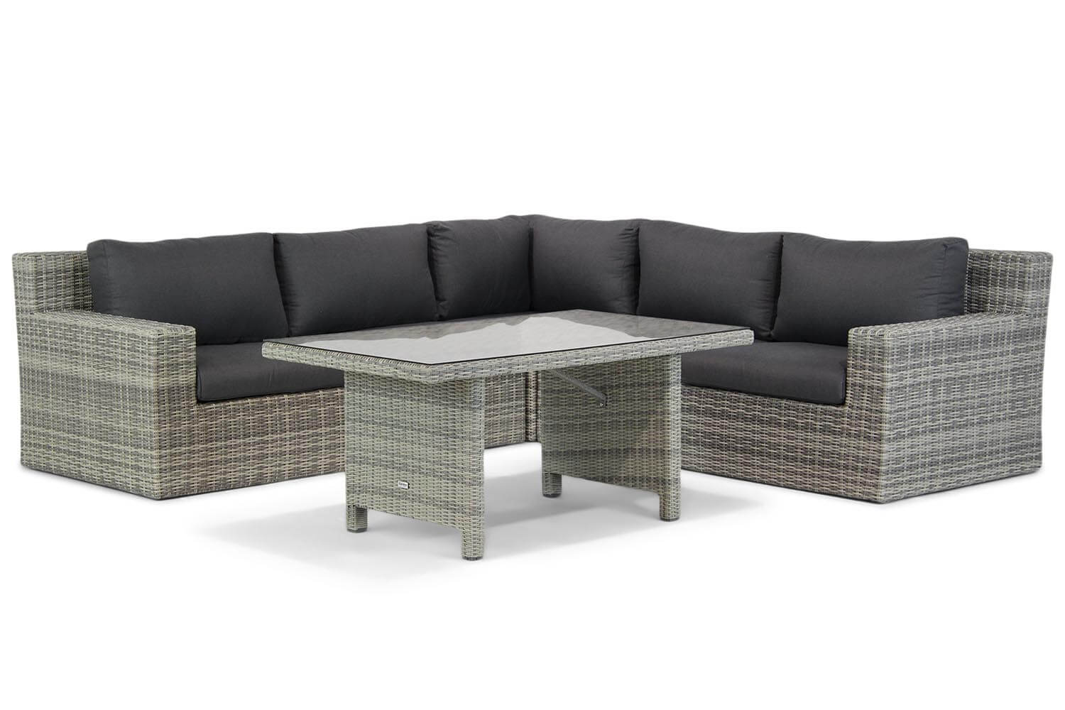 Garden Collections Amico Napoli 145 cm dining loungeset 4 delig