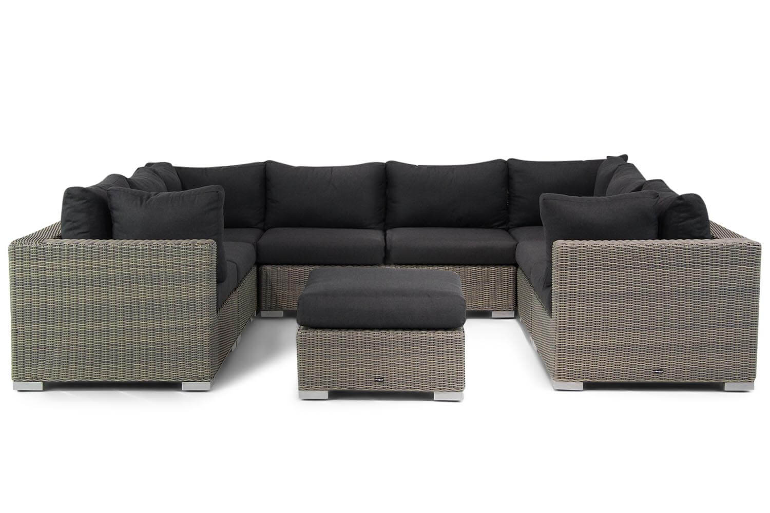 Garden Collections Toronto u vorm loungeset 9-delig