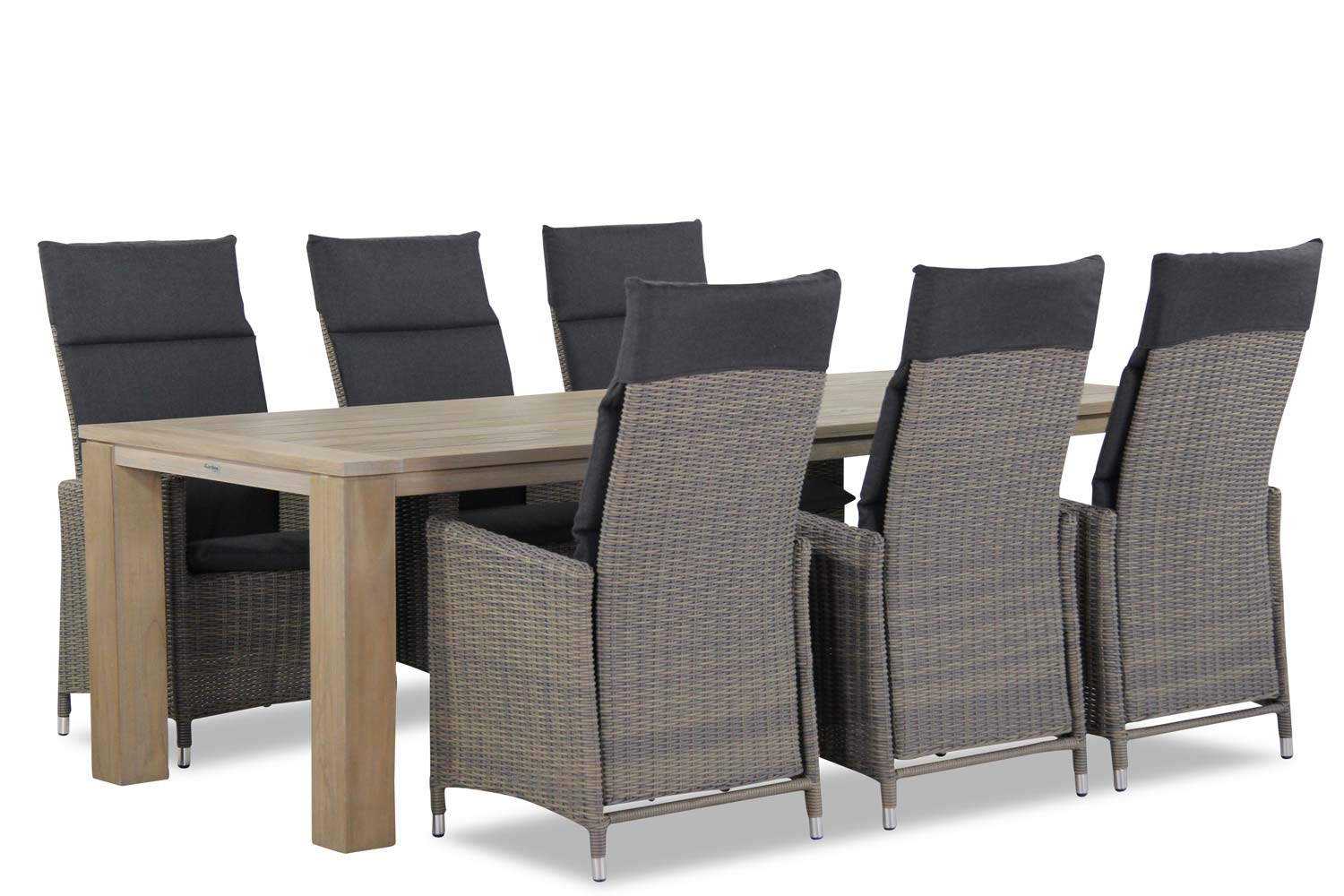 Garden Collections Madera-Brighton 240 cm dining tuinset 7-delig