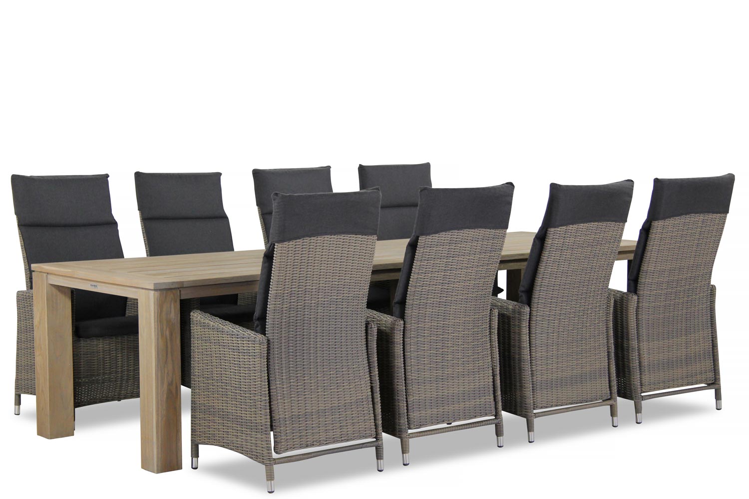 Garden Collections Madera-Brighton 300 cm dining tuinset 9-delig