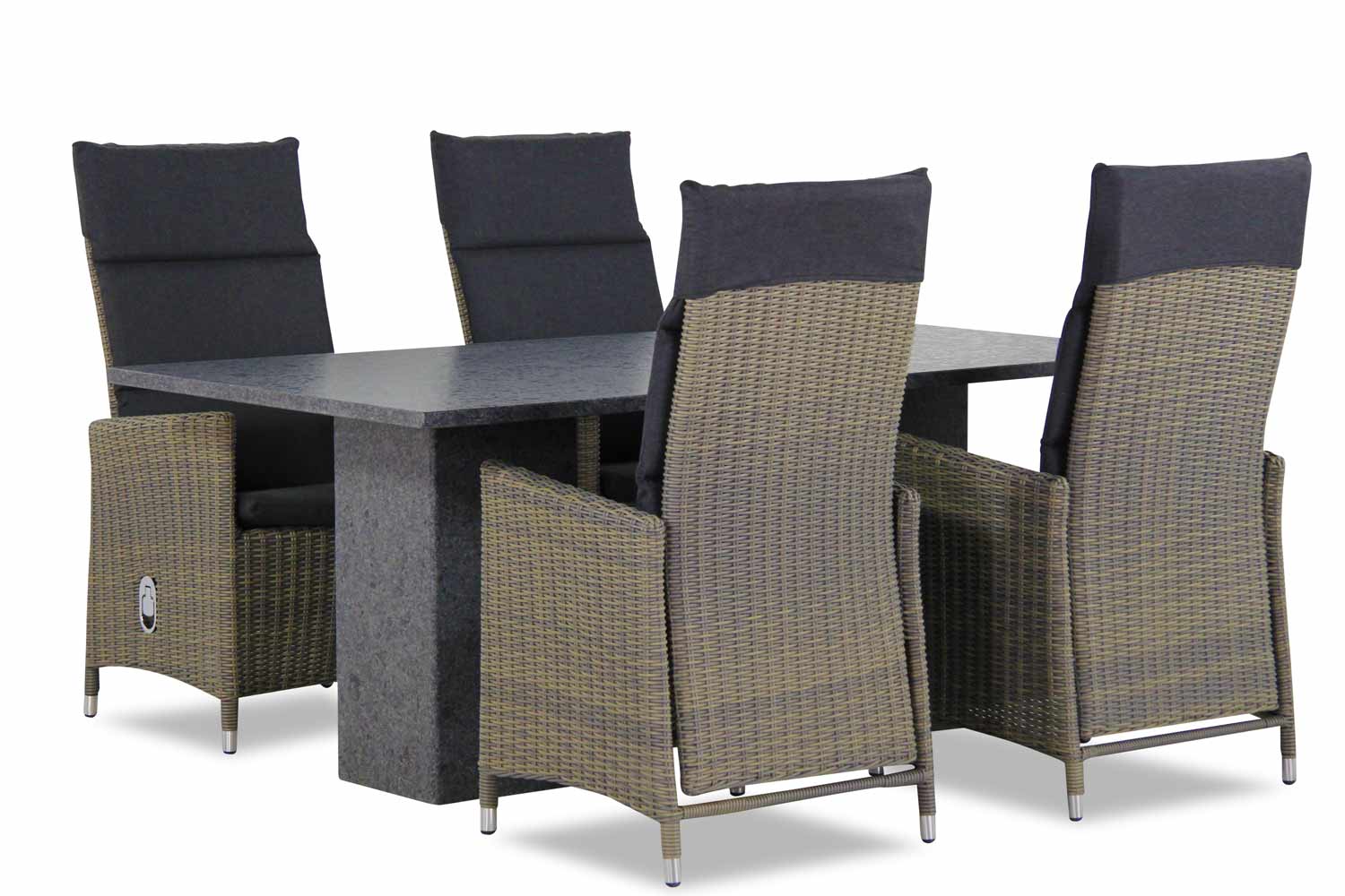 Garden Collections Maderagraniet 180 Cm Dining Tuinset 5 Delig garden collections kopen in de aanbieding Garden Collections Maderagraniet 180 Cm Dining Tuinset 5 Delig garden collections kopen in de aanbieding