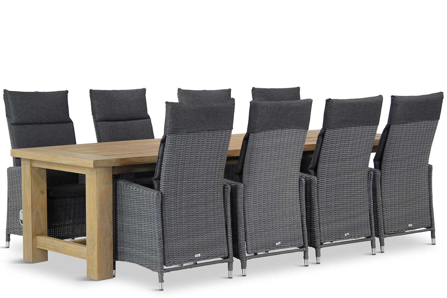 Garden Collections Madera/ Fourmile 300 cm dining tuinset 9-delig