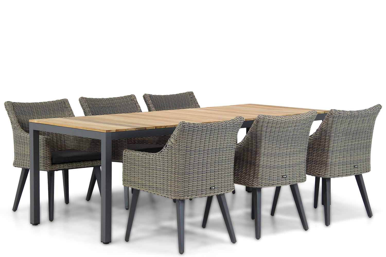 Garden Collections Milton/Mazzarino 220 cm dining tuinset 7-delig