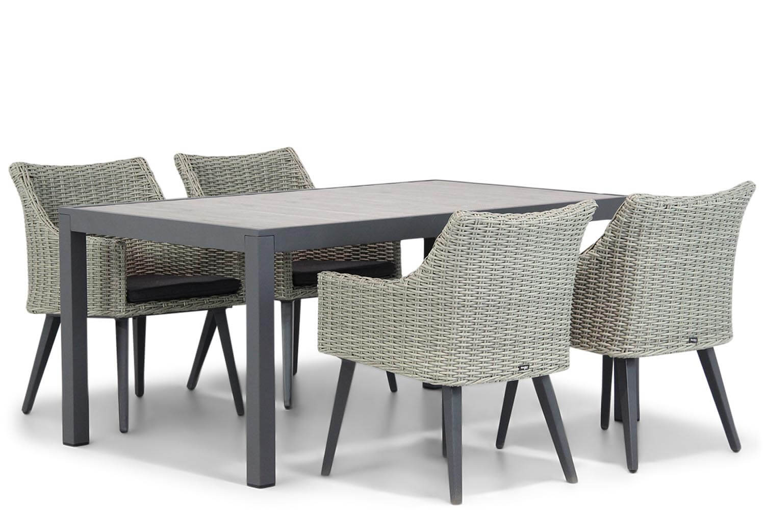 Garden Collections Milton/Residence 164 cm dining tuinset 5-delig