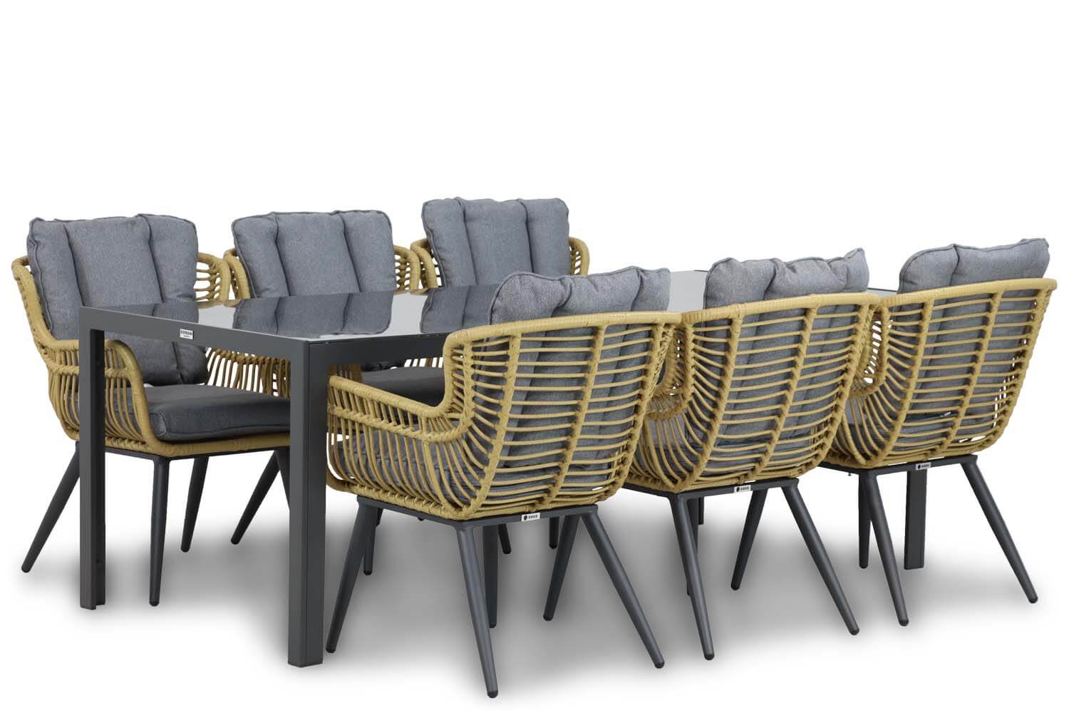 Coco Azzano/Mondello 210 cm dining tuinset 7-delig