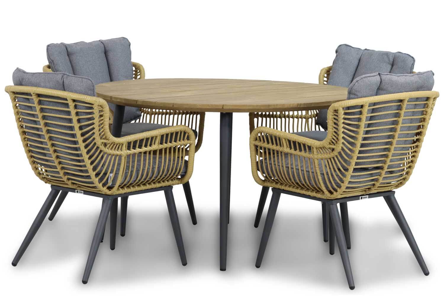 Coco Azzano/Montana 130 cm dining tuinset 5-delig