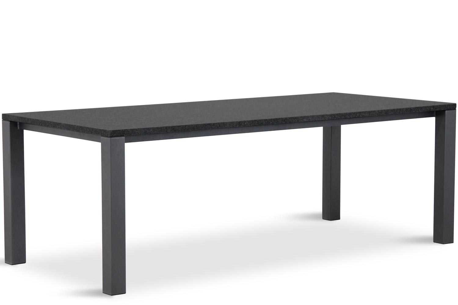 Van Dijk Munster dining tuintafel 220 x 100 cm met Pearl Black blad
