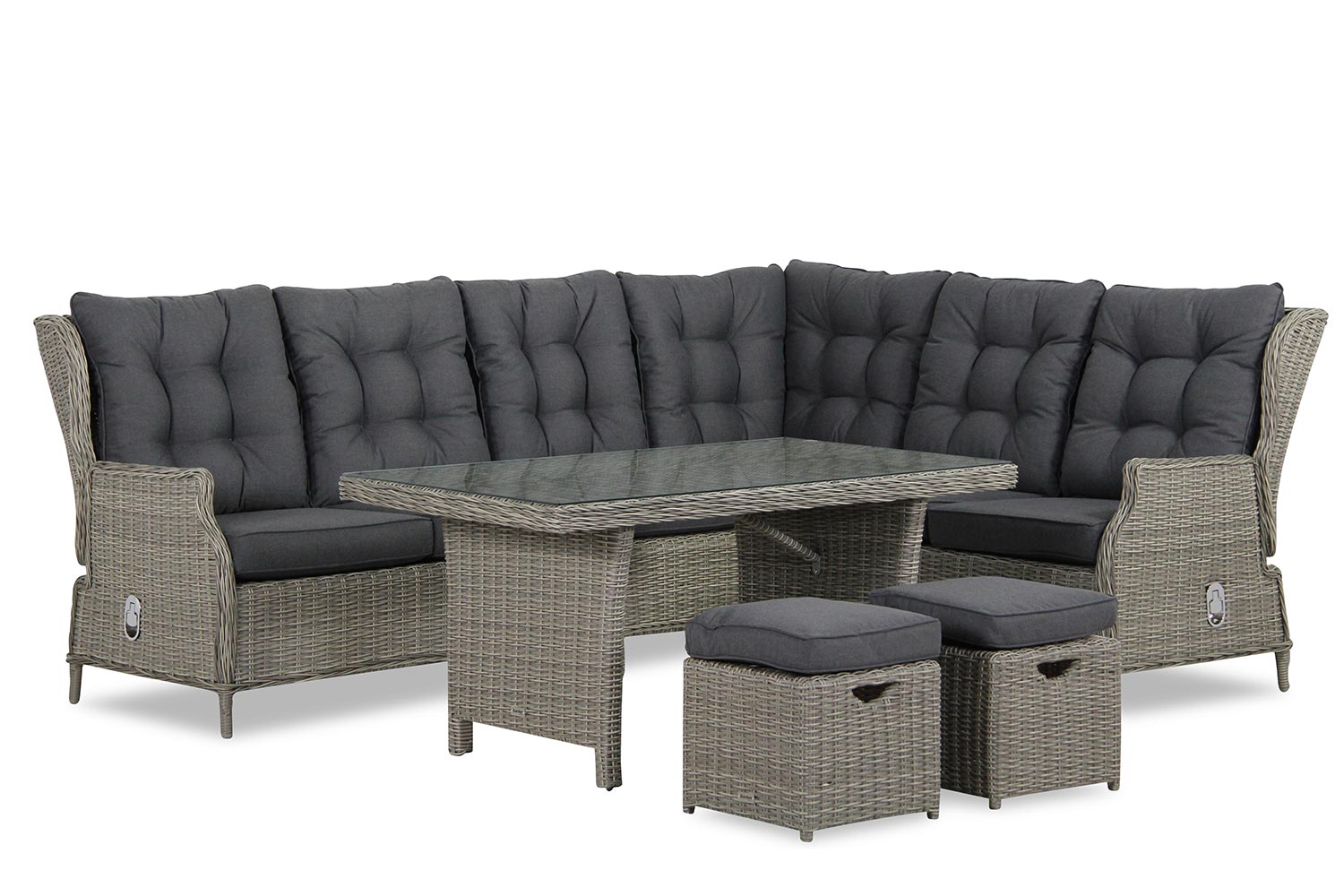 Garden Collections New Castle dining loungeset 7-delig aanbieding