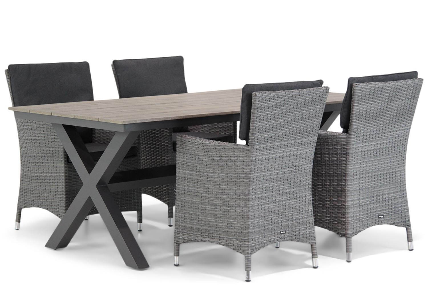 Garden Collections Orlando/Forest 180 cm dining tuinset 5-delig