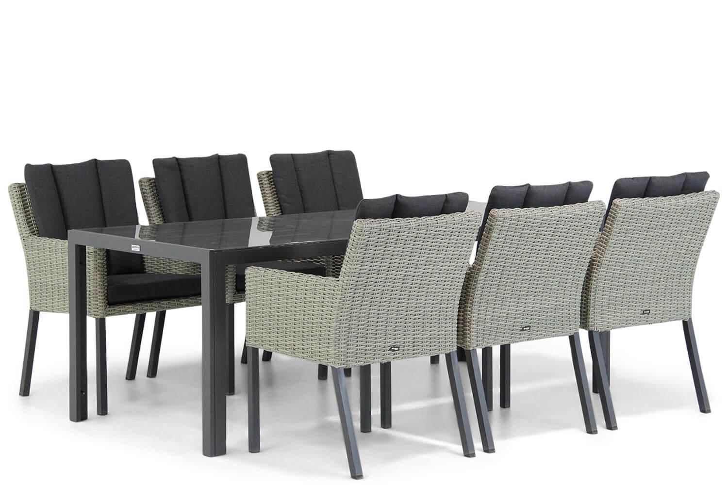 Garden Collections Oxbow/Mondello 210 cm dining tuinset 7-delig aanbieding