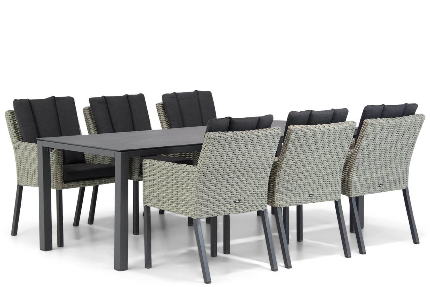 Garden Collections Oxbow/Pallazo 220 cm dining tuinset 7-delig