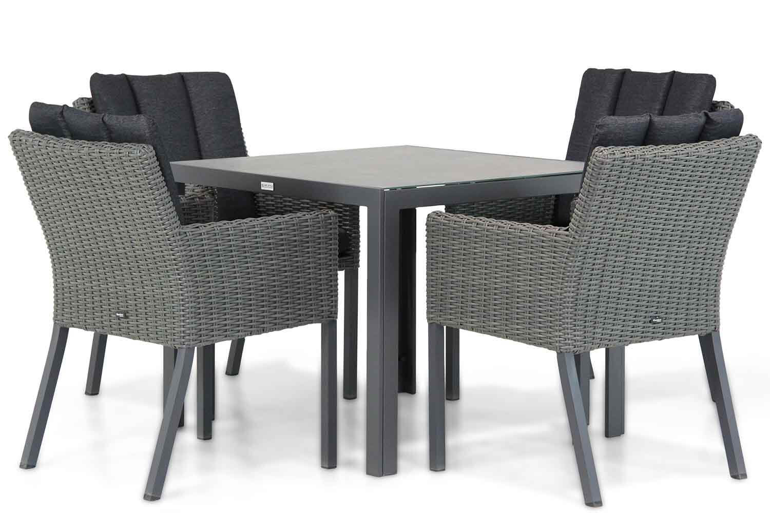 Garden Collections Oxbow/Varano 90 cm dining tuinset 5-delig