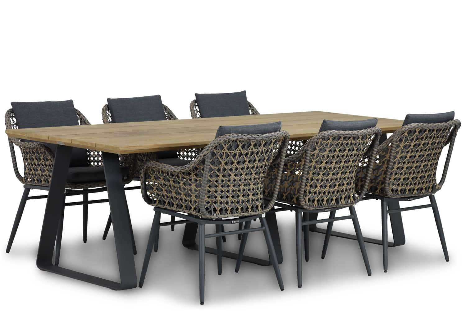 Lifestyle Dolphin/Palta 240 cm dining tuinset 7-delig