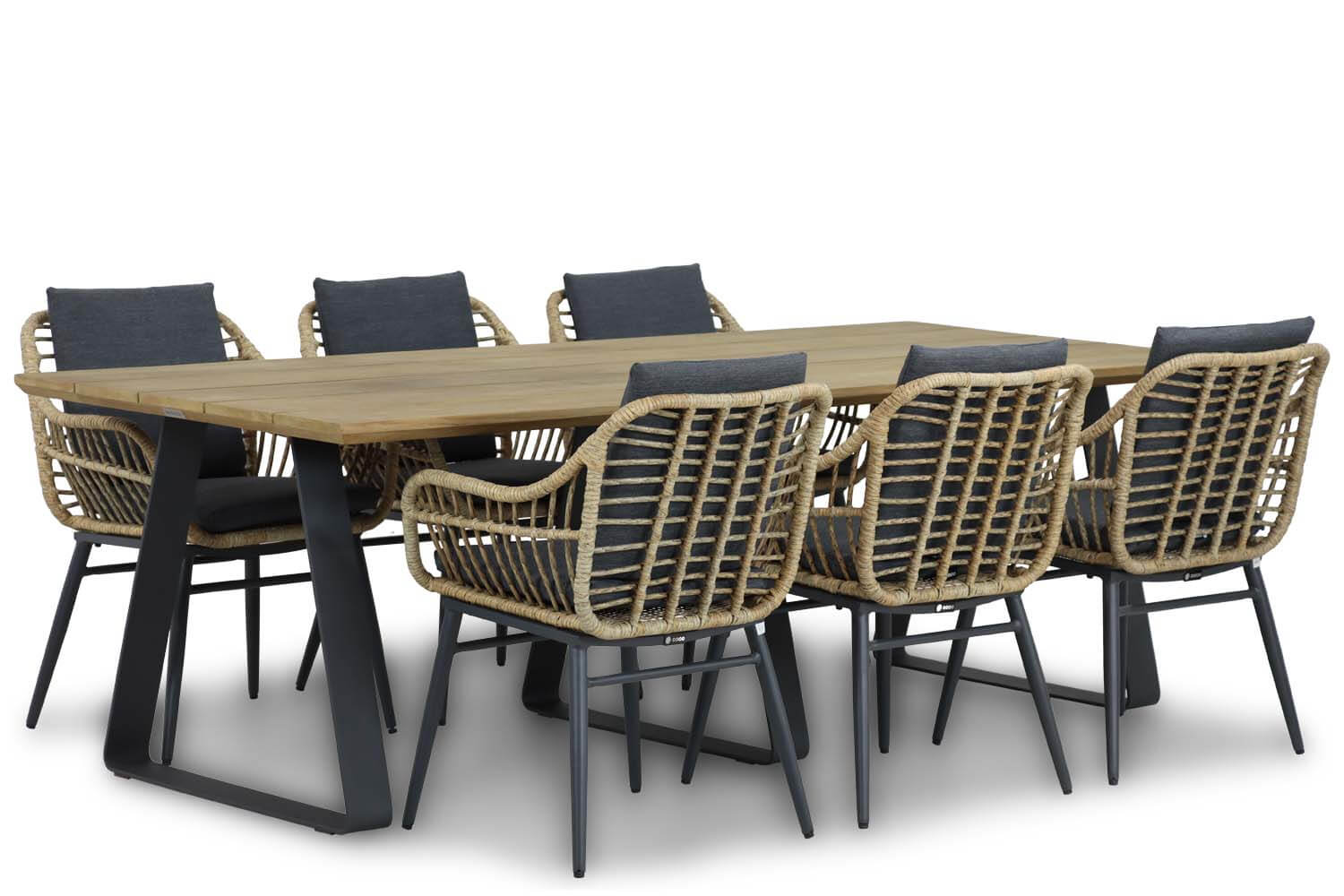 Coco Leonardo/Palta 240 cm dining tuinset 7-delig